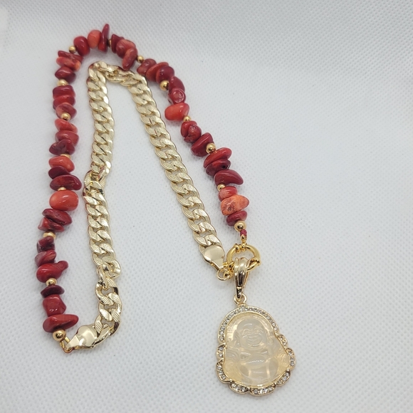 Handmade jewelry,  budda necklace. - Picture 4 of 11